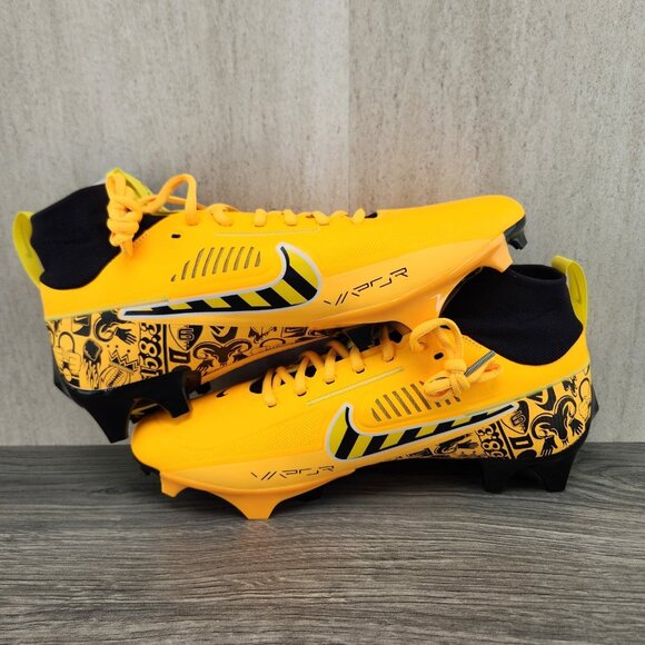 Nike Vapor Edge Pro 360 2 NRG Size 10.5 Mens Laser Orange Black Football Cleats - Picture 14 of 15